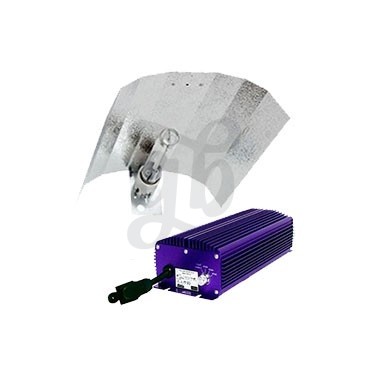 Dimmable 400w Lumatek Lighting Kit - Standard Hammertone Reflector