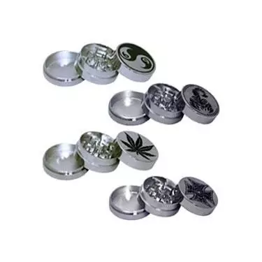 Round metal grinder - various designs
