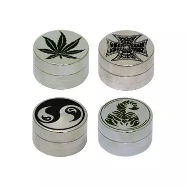Round metal grinder