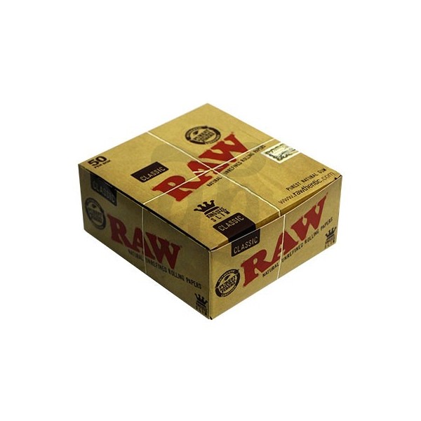 Raw King tamanho 50 caixa de livreto