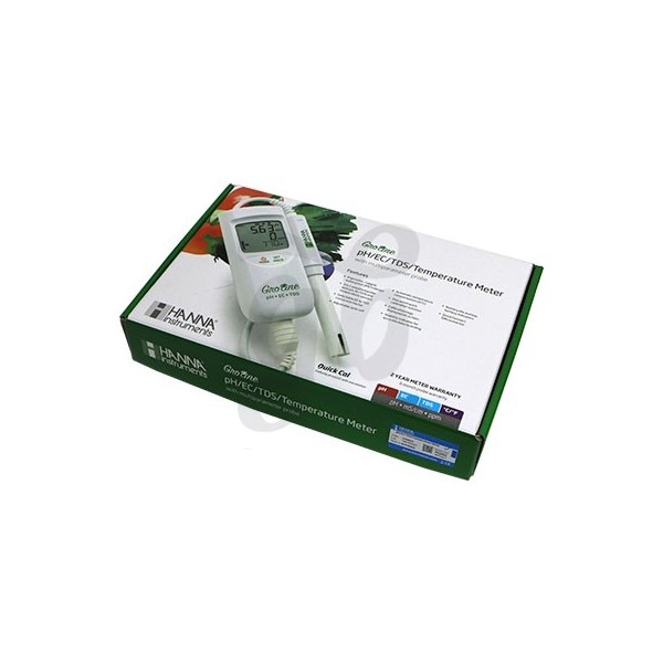 Medidor Hanna pH/EC/TDS/Temp Portátil caja