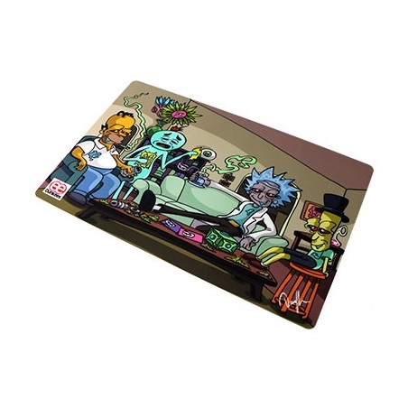 Mantel de Silicona Dunkees - Impossible Task - Diseño de Rick y Morty / Los Simpson