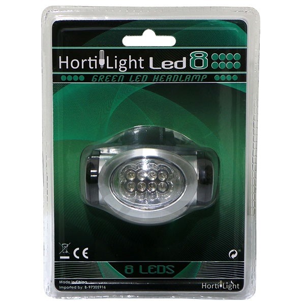Hortlight Led8 - Lampe Frontale Verte
