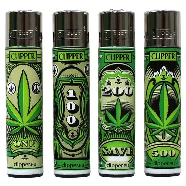 Clipper isqueiro - contas de maconha