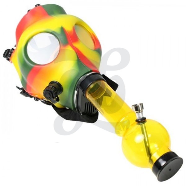 Gas Mask Bong - Rasta