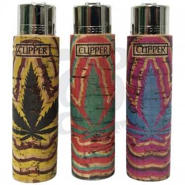 Clipper Lighter with Case - Leaves 2