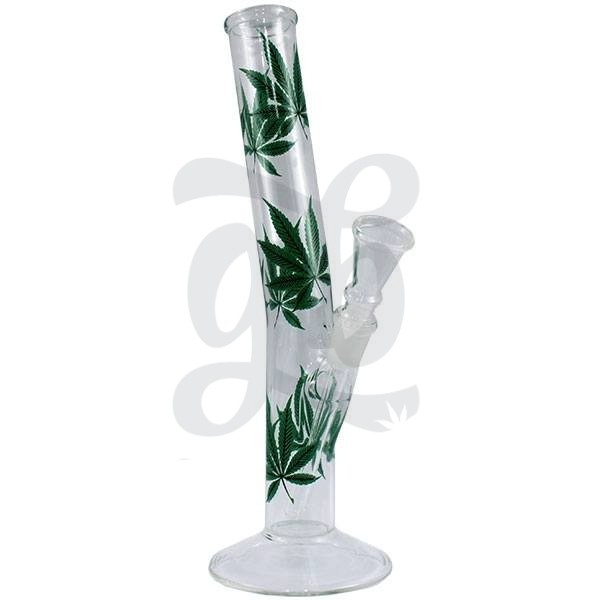 Multi Leaf Hangover 26cm Glass Bong