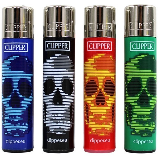 Mechero Clipper - Calaveras