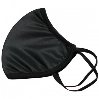 Mascarilla GB - Diseño de hojas, color negro
