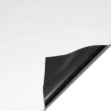 B/W Thick Reflective Plastic