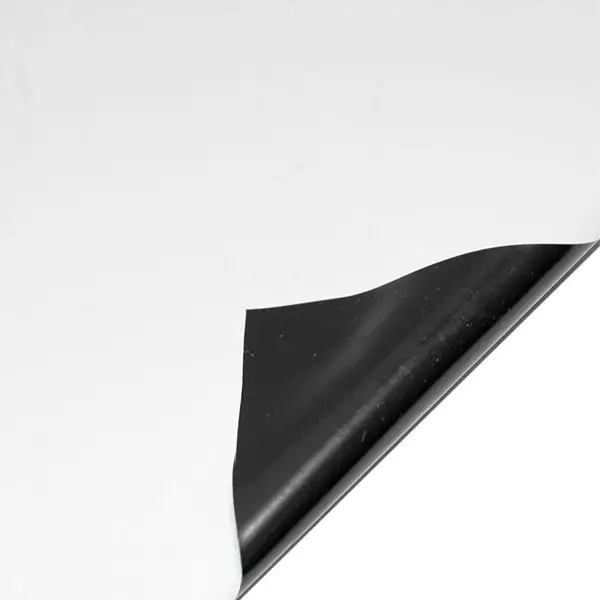 B/W Thick Reflective Plastic