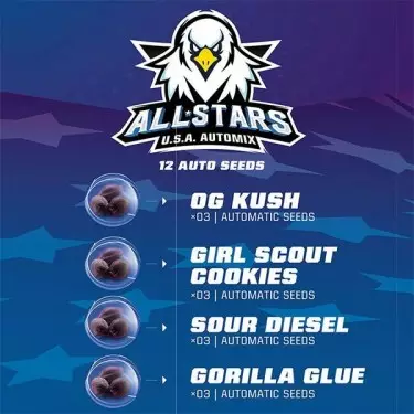 BSF Seeds All Star OA Automix Sementes - GB The Green Brand