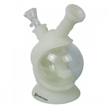 GB Glow in the Dark Silicone Space Capsule Bong