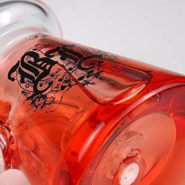 Black Leaf Pre-Cooler Red Bong 18 cm