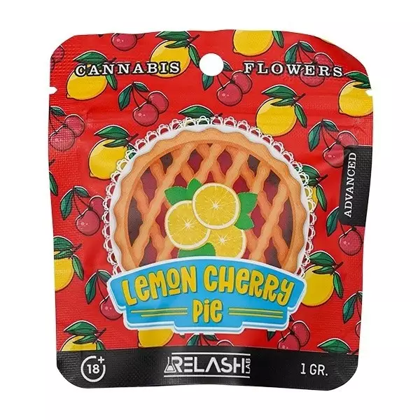CBD Flores Relash Lab limão cereja pé 5g