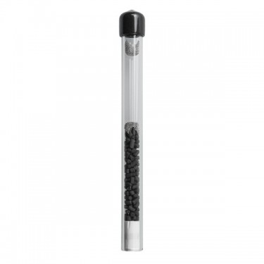 Glass Pipe One Hitter with activated carbon