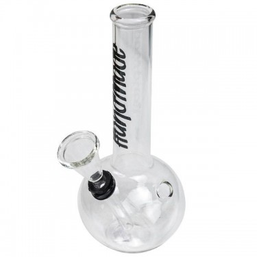 Glass Bong with Ball and Rubber Grommet
