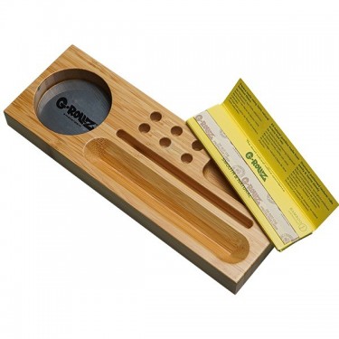 Small bamboo portable rolling tray