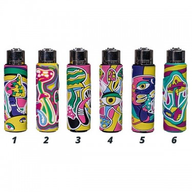 Clipper Mush World Lighter with Silicone Case 5