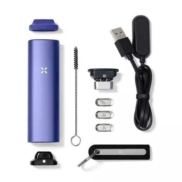 Pax Plus Vaporizer periwinkle components