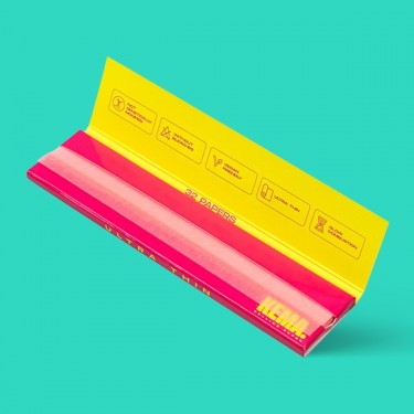 KEMA King Size Slim Pink Rolling Papers