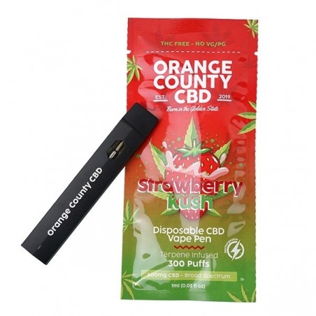 Pod Desechable Orange County CBD Strawberry Kush