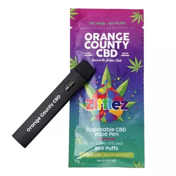 View Pod Descartável Orange County CBD Zkittlez