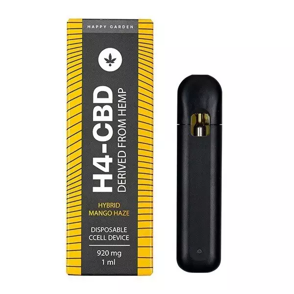 View Vape Descartável H4CBD Manga Happy Garden