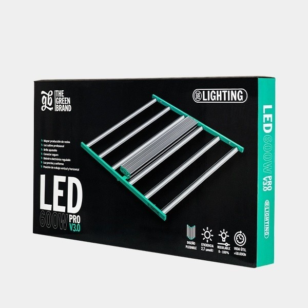 Sistema LED Regulable 600W V3.0 GB Lighting caja
