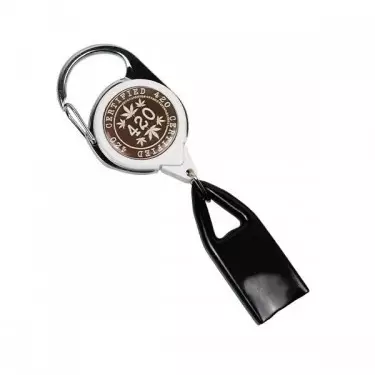 Retractable Lighter Leash 420 white