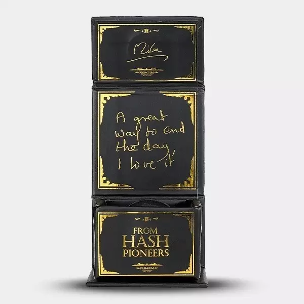 Charas Mila The Queen of Hash x GB Charas Mila The Queen of Hash x GB envase abierto