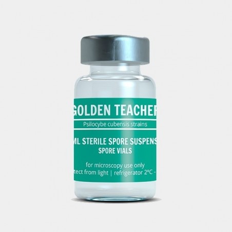 Vial de Esporas Golden Teacher