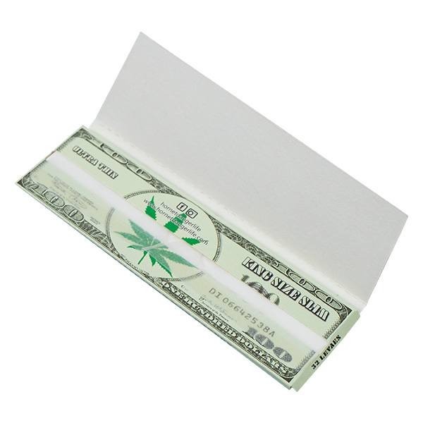 Dollar King Size Rolling Papers open