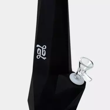 Bong de Silicona Diamond GB detalle cazoleta y logo