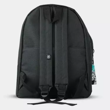 Mochila con Llavero GB detrás azul