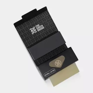 Long Slim GB 5m Rolling paper + 50 Filters - GB The Green Brand