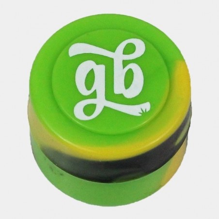 Contenedor de Silicona GB verde amarillo negro y verde