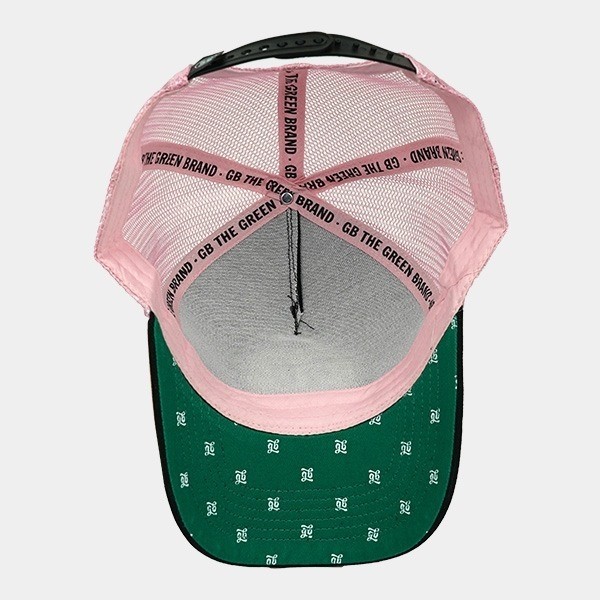 Gorra de Rejilla GB The Green Brand rosa interior