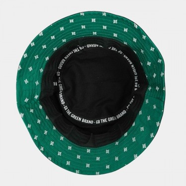 Sombrero Bucket GB The Green Brand negro interior