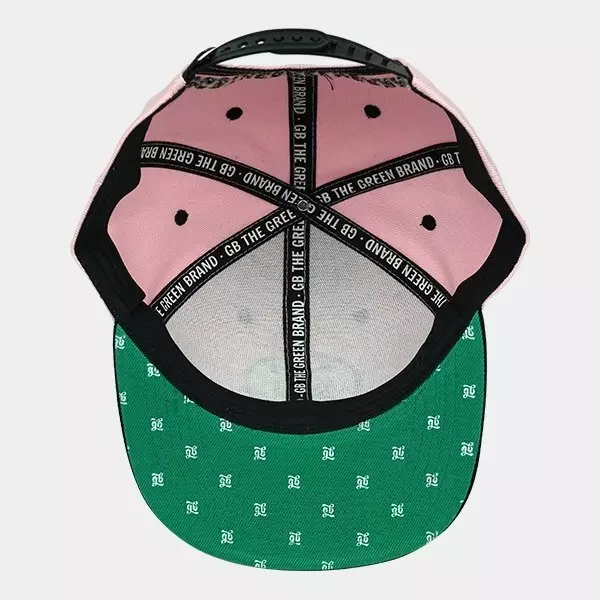 Gorra Plana GB The Green Brand rosa interior