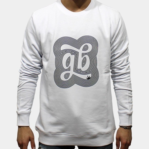 View Sudadera GB Psico blanca
