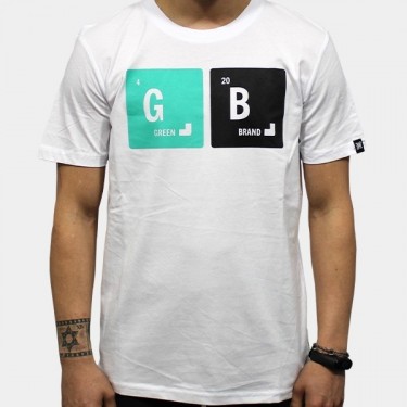 Camiseta GB Tabla Periódica blanca