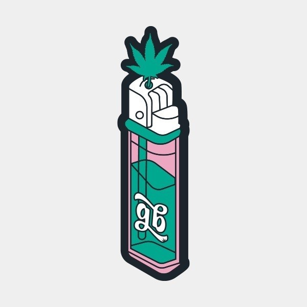 Pegatina GB The Green Brand Decorativa mechero