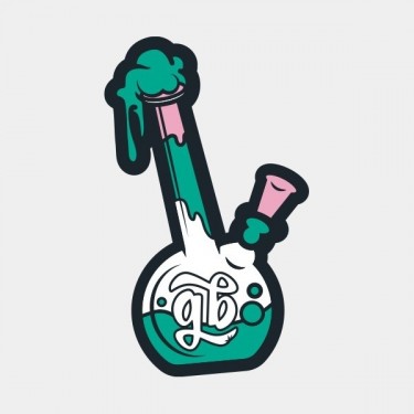 Pegatina GB The Green Brand Decorativa bong