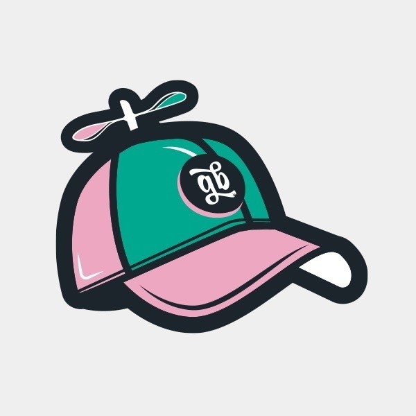 Pegatina GB The Green Brand Decorativa gorra