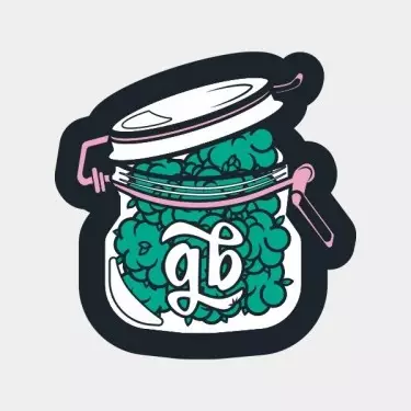 Pegatina GB The Green Brand Decorativa bote