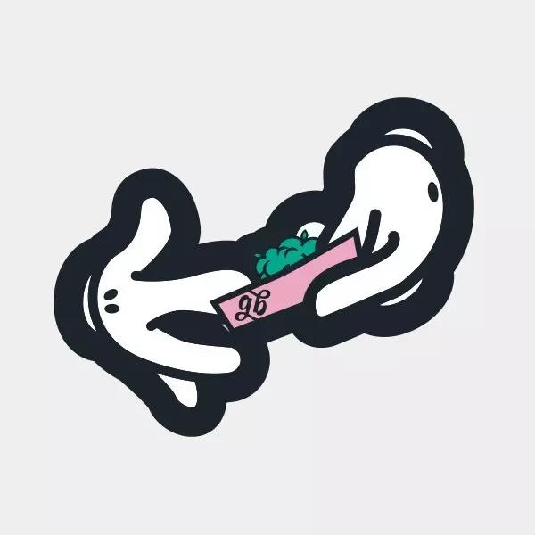 Ornamental GB Sticker