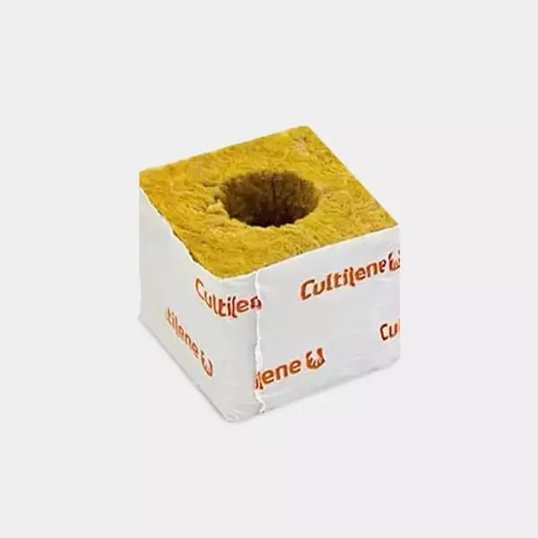 View 75 x 75 x 58mm Rockwool Plugs - Grow Barato
