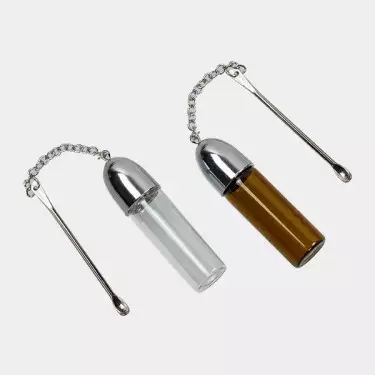 Snuff bottle with a spoon - GB The Green Brand