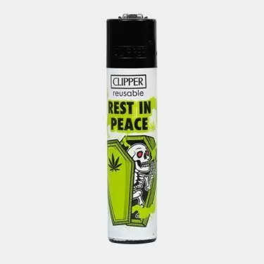 Mechero Clipper Weed Slogan 12 1